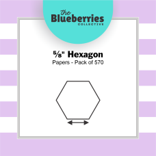 Paper pieces - 5/8" Hexagon Value Pack